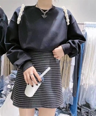 韩版珍珠卫衣，女装卫衣/绒衫，TANG.+