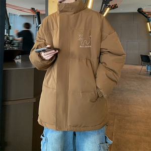 ！2025秋冬新款男士卡通印花立领棉衣保暖棉服外套MY303特P55图片