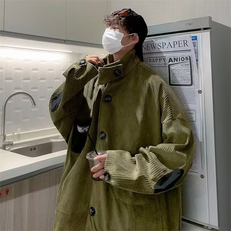 秋季青春流行男夹克文艺潮灯芯绒外套Y8803P65,男装夹克,星座1116-2