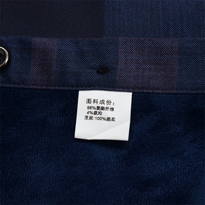 2020冬新款格子加绒保暖衬衫男士加厚衬衣加肥大码XL-9XL 1510P95图片