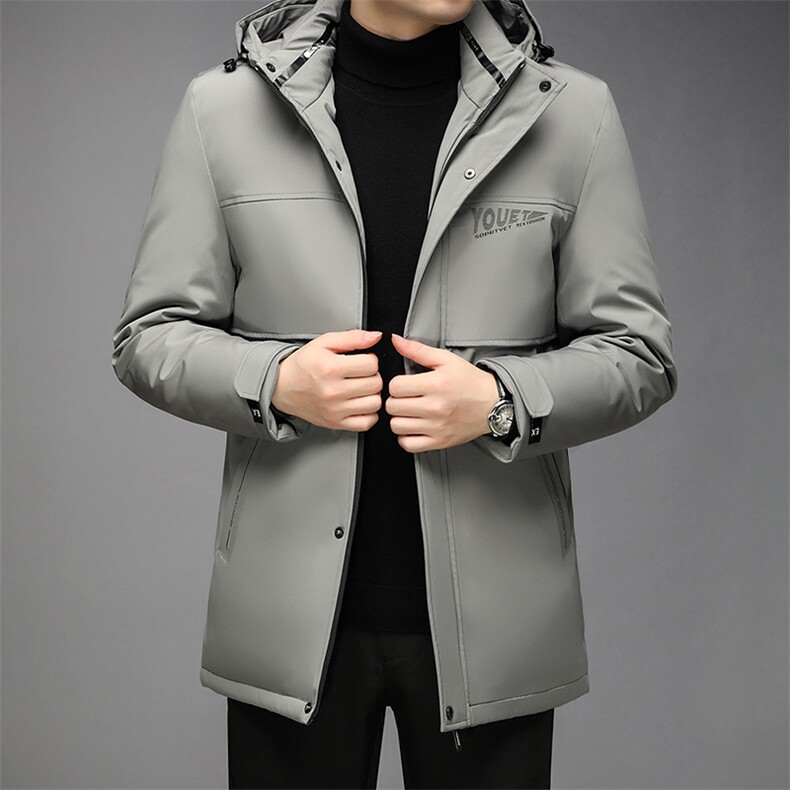 2021男士新款羽绒服连帽可脱卸白鸭绒羽绒服休闲外套GR6911-P220,男装羽绒服,电商B212（原钱塘6029）