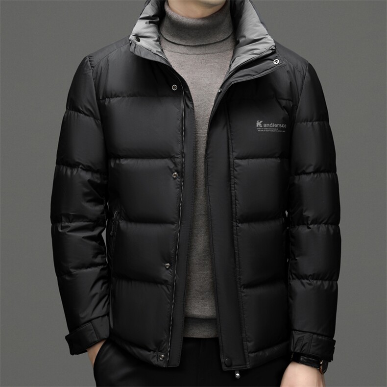 CSYR98221钱塘2020-2冬季厚款新款有帽时尚休闲中年羽绒服P225,男装羽绒服,钱塘207-2