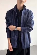 假两件衬衫拼接拼接条纹衬衣CS062特P52，男装衬衫，星座908-1
