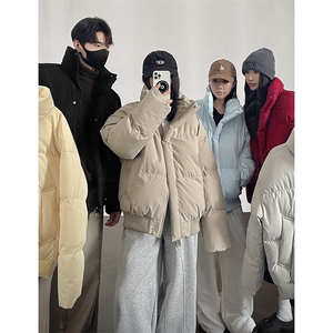 冬季clean纯色棉服潮流中性加厚短款棉衣 HZ8816-特P68不议价图片
