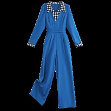 高端正品女装阔腿连衣裤2025春季新款时尚气质拼接裤，女装连体裤，韩美纤衣