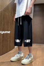 冰丝七分裤男大码速干短裤男五分裤QK72312-P25，男装休闲裤，电商A040