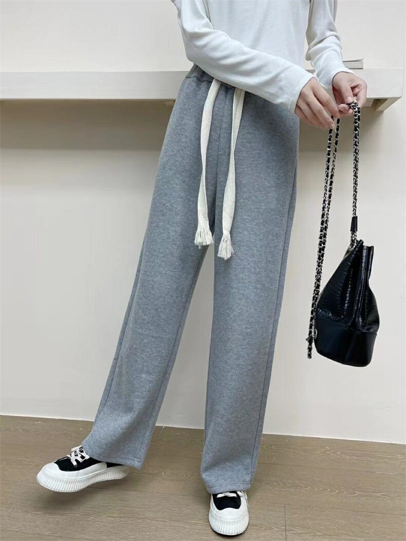 两色加厚食毛卫裤现货，女装休闲裤，Y·Z 羽倬