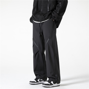 抖音品质机能拉链褶皱冲锋裤K23549-P50控68加绒K23549JR-P60控78图片