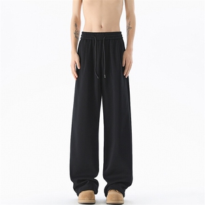 现货 重磅高品质垂感直筒华棉安可拉红弯刀卫裤男 K135-P45 控68图片