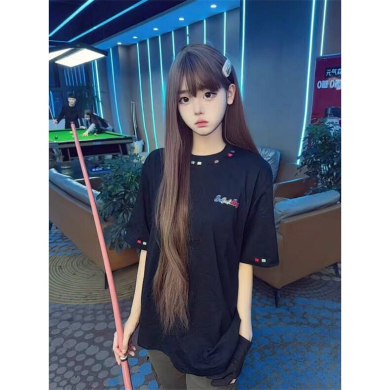 H0515-p35高品质刺绣设计感T恤男女同款情侣T恤,女装T恤,星座617A-2