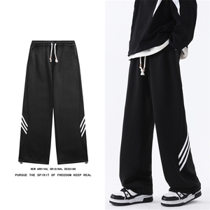K126/P50春装新款现货高品质华棉休闲裤男运动裤卫裤大码宽松裤子图片