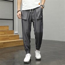 坠感休闲裤男九分裤直筒宽松ins潮流百搭韩版男生9分裤子M885，男装休闲裤，星座509
