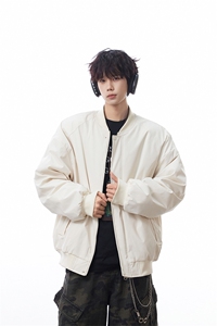 冬季clean纯色棒球服领棉服加厚短款棉衣 HZ8815-特P68不议价图片