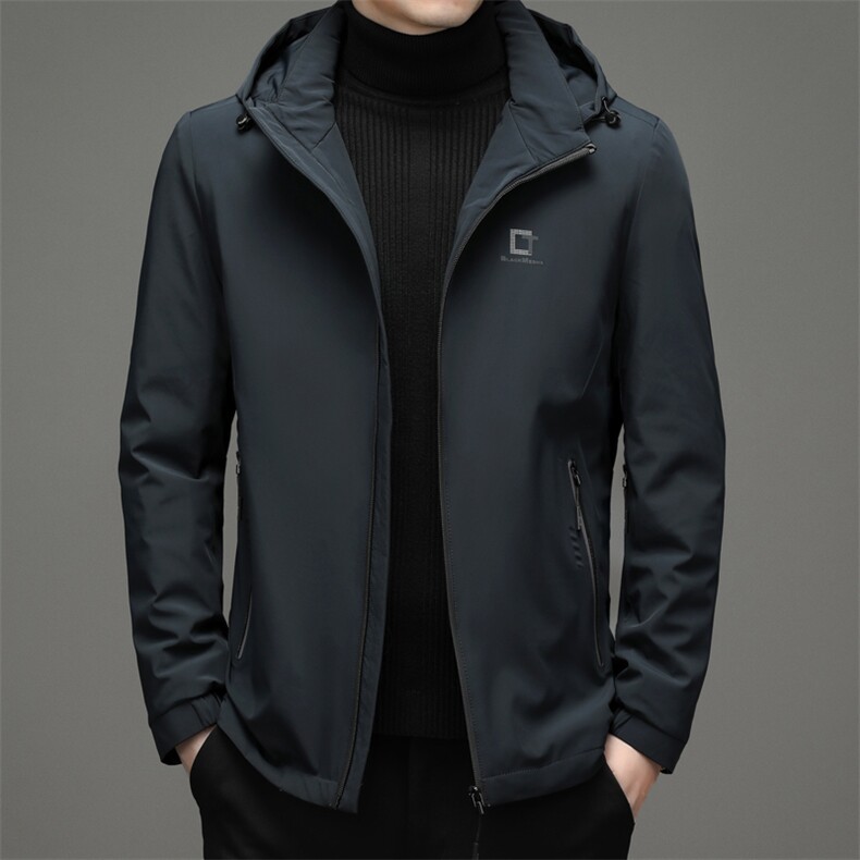 2023冬新款羽绒服男常规可拆卸帽中青年男士休闲外套HB21-51-P230,男装羽绒服,电商B212（原钱塘6029）