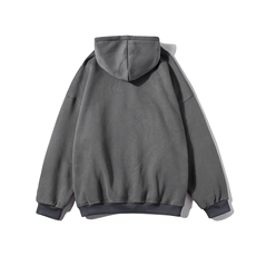 白底新款秋季时尚百搭宽松字母印花潮流连帽卫衣W1028P40控58，男装卫衣，电商A247-1