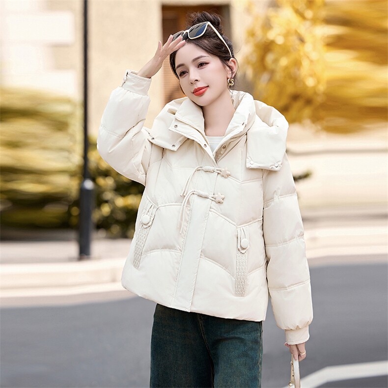 时尚潮流小个子百搭鸭绒服冬季新款女装外套,女装羽绒服,涵亦佰惠