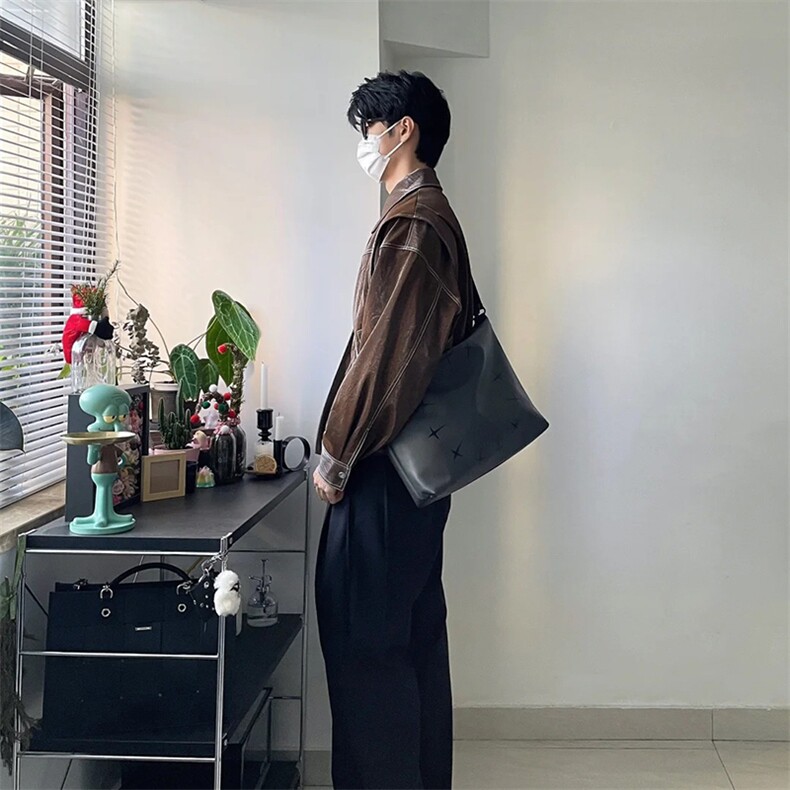现货不缺货假两件复古扎染夹克外套1209-1-JK17-P108（网图）,男装夹克,星座1209-1