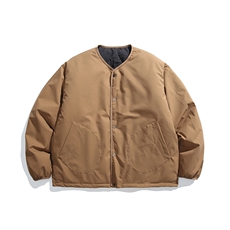 2025冬新款男日系潮牌双面穿白鸭绒羽绒服加厚外套棉衣YR60-F250，男装棉衣，电商A101（原外27）