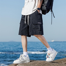 M-8XL大码胖男生宽松五分裤运动短裤男K39-P35，男装牛仔裤，星座209