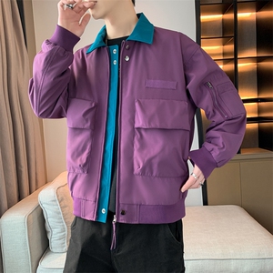 现货 春季新款工装夹克男飞行员美式上衣外套A02513-P75图片