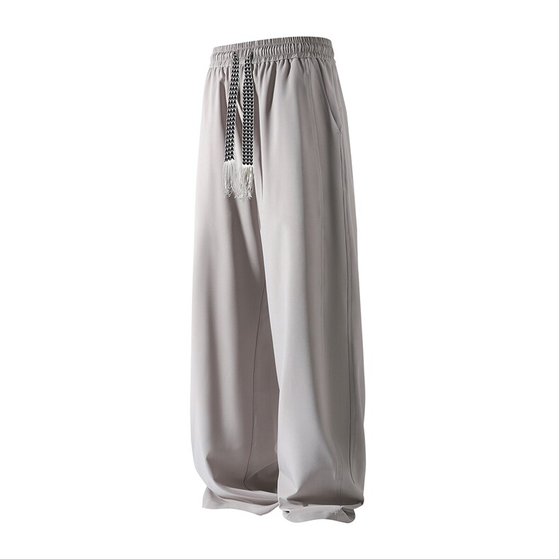 辑明线冰丝弯刀休闲裤 K112立体 92%聚酯纤维8%氨纶(S-2XL)TP25图片