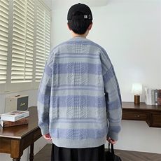 【新品】2025秋冬男士时尚休闲百搭针织毛衣潮流-M017-P45，男装针织衫/毛衣，星座1105-1