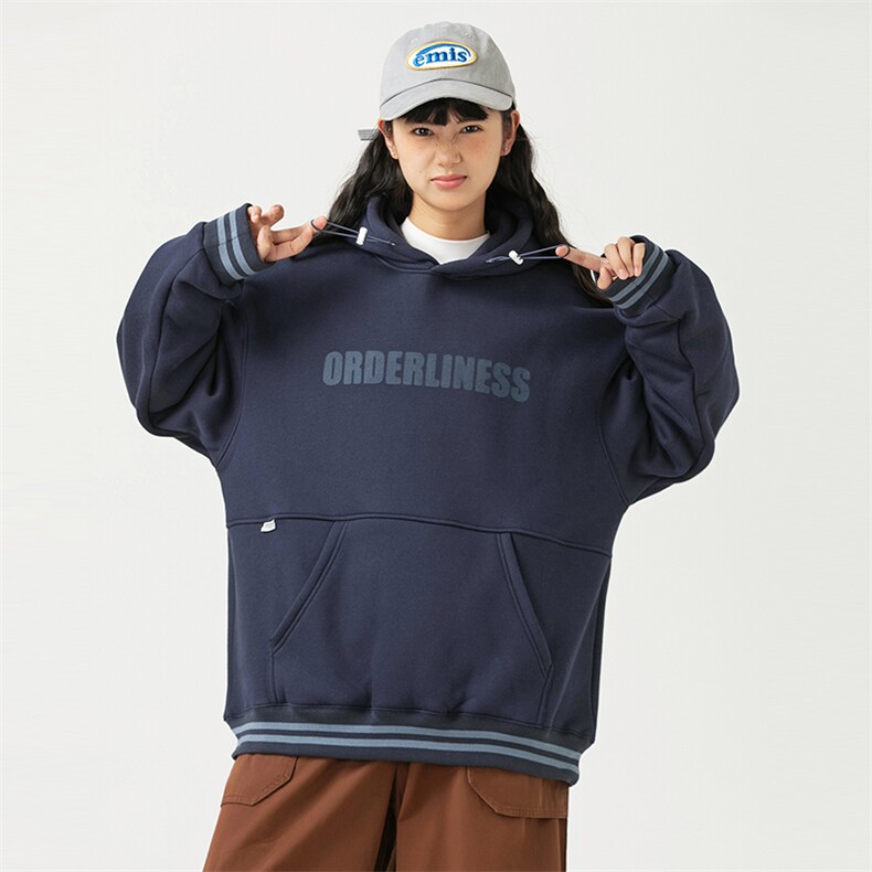 2026冬季新款男日系潮牌字母印花宽松加绒加厚连帽卫衣WY556-F95,男装卫衣,电商A101（原外27）