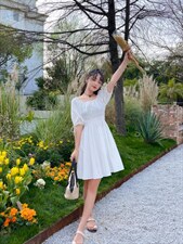 布连衣裙，女装连衣裙，安玖拉