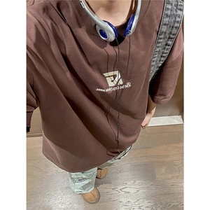 1中性字母刺绣设计多色T恤男潮流短袖T恤男DT77778P22块特价控45图片