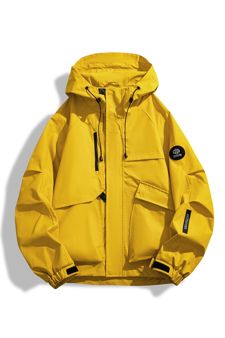 山系户外连帽冲锋衣外套情侣款防风防水工装夹克登山服9596-P45,男装夹克,星座1403A