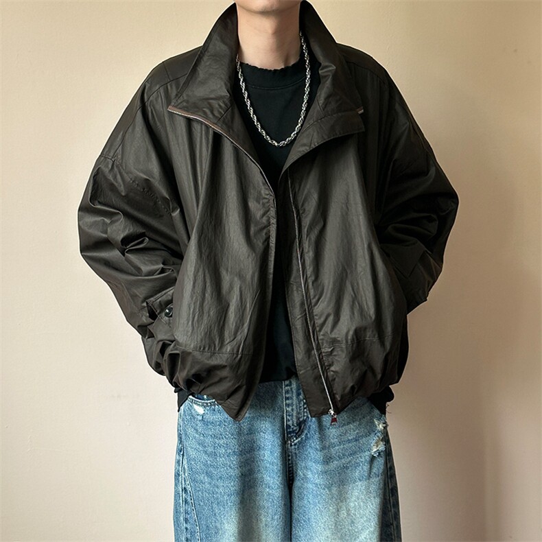 现货新款-复古高级感短款夹克外套秋冬潮牌上衣A351-AJ2589-P125图片
