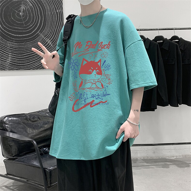 DX17226-P20纯棉短袖t恤男大码半袖打底衫宽松体恤衫大皂风,男装T恤,电商A040