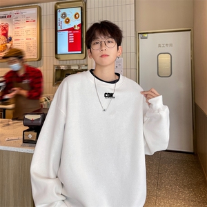 ！圆领卫衣男装港风长袖T恤男外套男 WY172-P28图片