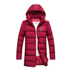 1611B-MY01-P75冬季棉服男中长款连帽外套保暖加厚潮青年多色棉衣，男装棉衣，星座1508-1