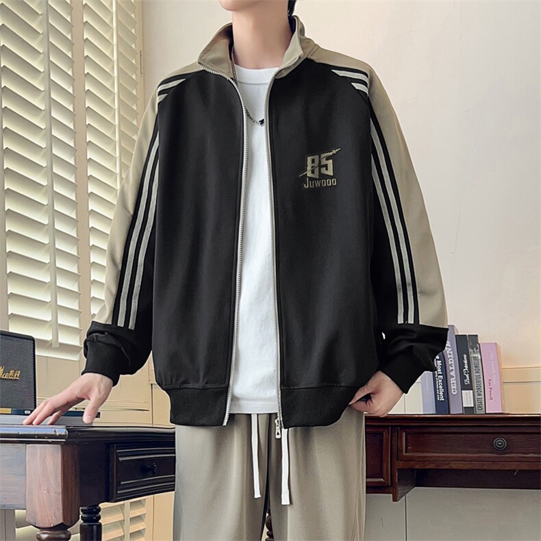 春季现货开杉宽松套头半高领卫衣男DSA157B-W5868-P55,男装卫衣,电商A157B