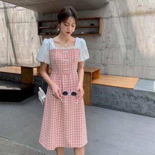 2021年夏季新品韩版连衣裙，女装连衣裙，圣伊敏