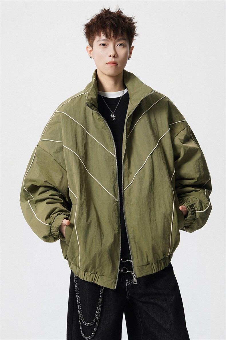 可二开机能防寒棉服M-5XL大码涤纶棉服男白底78176P138控198,男装棉衣,星座227-7