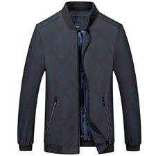 839/P80中年商务休闲男士夹克衫秋季新款中老年男装休闲棒球服男，男装夹克，星座1216（原钱塘722）