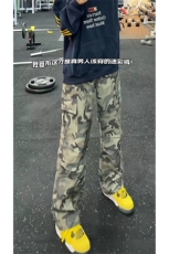 美式ins高街vibe迷彩水洗工装裤货号K2481特P4878，男装工装外套，电商A063