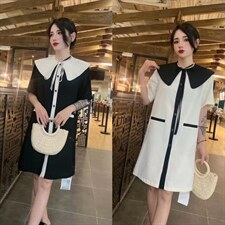 小衫连衣裙，女装连衣裙，精典蓝月