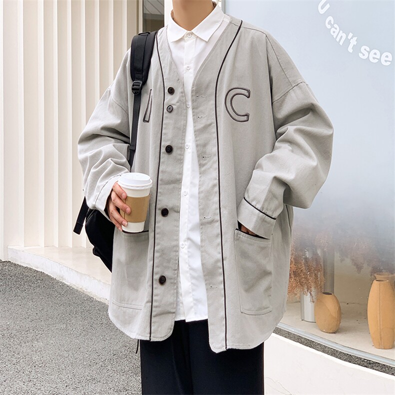 春秋棒球服男ins网红潮牌高街宽松休闲运动百搭潮流W1624-P55,男装夹克,星座512-2
