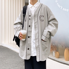 春秋棒球服男ins网红潮牌高街宽松休闲运动百搭潮流W1624-P55，男装夹克，星座512-2