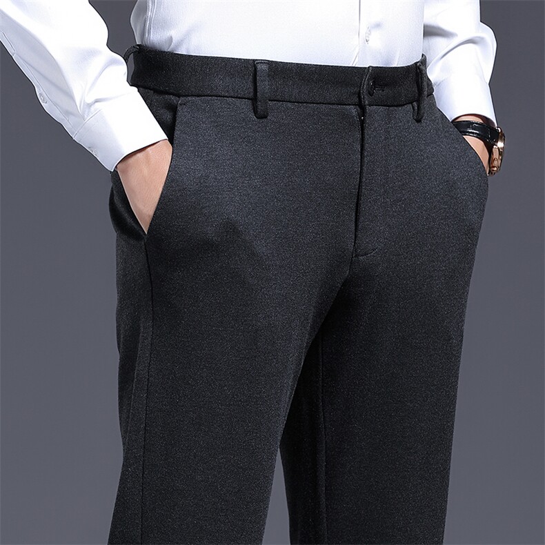 CD6855钱塘2020-2秋季新款中年男士西裤修身商务休闲百搭长裤P92,男装休闲裤,钱塘207-2
