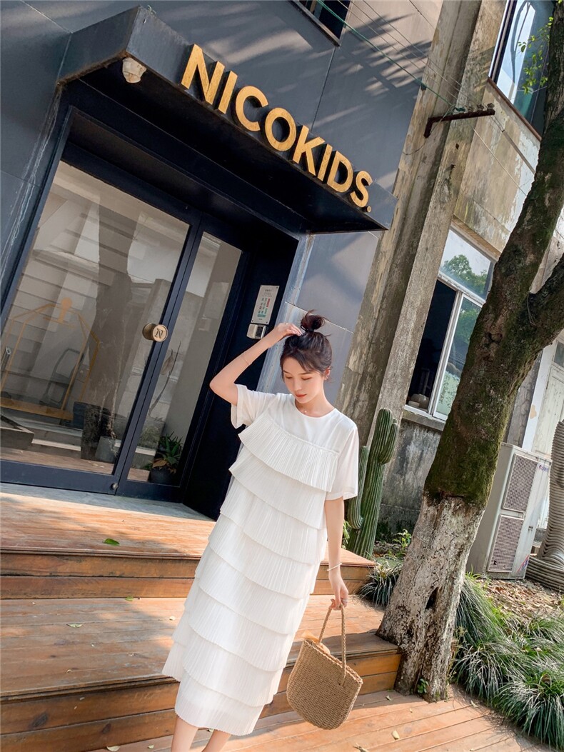 2022夏季新款现货主推款蛋糕连衣裙款号-1821-P115K168,女装连衣裙,浙宝305