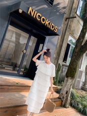 2022夏季新款现货主推款蛋糕连衣裙款号-1821-P115K168，女装连衣裙，浙宝305
