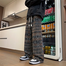 现货12潮民族风宽松直筒休闲裤复古休闲裤XZ211-1-K2445-P60，男装民族服装，星座211-1