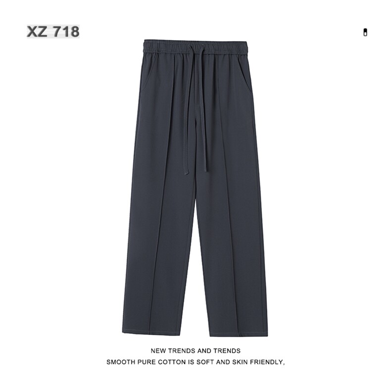 垂感休闲百搭西装裤男休闲西裤宽松百搭显瘦休闲长裤X1960特批42，男装休闲裤，星座718