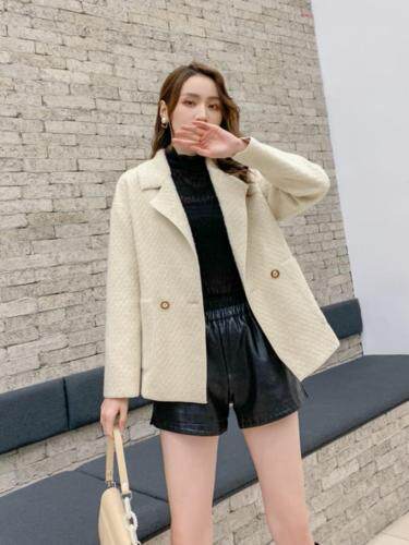 冬季新款，菠萝呢外套，女装，艾伊贝雪