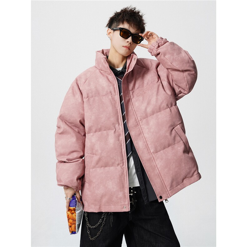 PU皮复古做旧钢印大码M-5XL棉衣男MY77096P130控198抖控228，男装棉衣，星座227-7