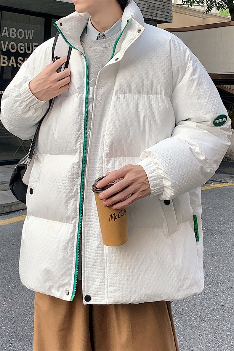2025冬季潮流立领加厚款棉服情侣棉服潮XZ102A-4-M0671-P100,男装棉衣,星座211-2